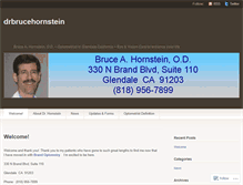 Tablet Screenshot of drbrucehornstein.com